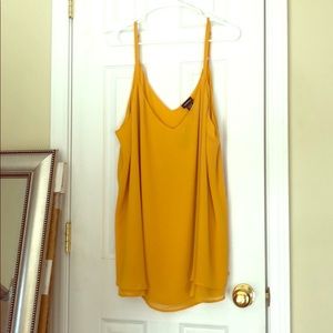 Torrid 4- mustard yellow tank!